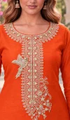 Rangoon By Aurraa Chinon Embroidery Designer Sharara Suits 